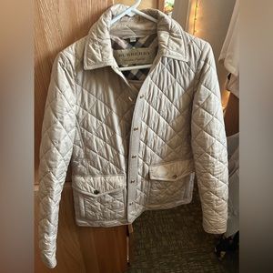 Burberry Tan Quilt Coat